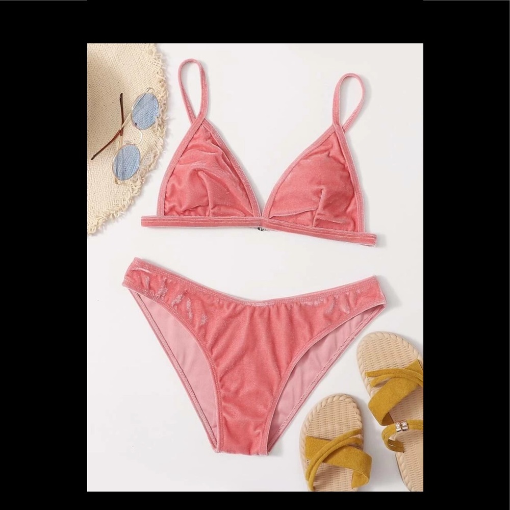 Shein Velvet Bikini